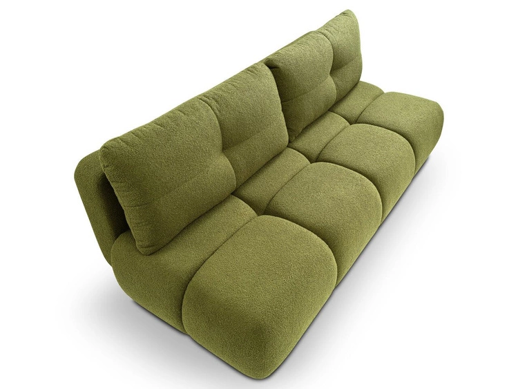 Schlafsofa mit Bettfunktion und Bettkasten Milet Grün