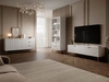  Wohnzimmer-Set Latina Weiß
