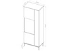 Vitrinenschrank Soroko Hickory