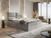 Boxspringbett mit Bettkasten 180x200 Hera Grau