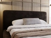 Polsterbett mit Bettkasten und Lattenrost 140x200 Amaro Schwarz