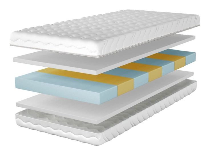 Schaumstoffmatratze mit 7 Liegezonen Mero 100x200