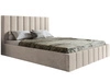 Polsterbett mit Bettkasten und Lattenrost 160x200 Siena Beige