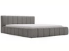 Polsterbett mit Bettkasten und Lattenrost 180x200 Split Grau