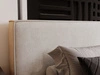 Polsterbett mit Bettkasten und Lattenrost 200x200 Monaco Beige