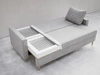 Schlafsofa mit Bettfunktion und Bettkasten Castelo Dunkelblau