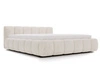 Polsterbett mit Bettkasten und Lattenrost 120x200 Cloud Low Beige
