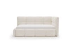 Gepolstertes Jugend-Einzelbett mit Bettkasten und Lattenrost 90x200 Modo One Links Beige