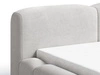 Polsterbett mit Bettkasten und Lattenrost 160x200 Aubi Grau