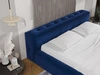 Polsterbett mit Bettkasten und Lattenrost 160x200 Lipari Blau