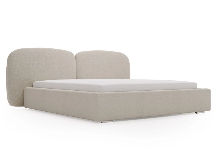 Polsterbett mit Bettkasten und Lattenrost 120x200 Palermo Beige
