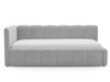 Jugendbett Einzelbett mit Bettkasten und Lattenrost 90x200 Cloud One Grau
