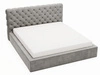 Polsterbett mit Bettkasten und Lattenrost 120x200 Apollo Grau
