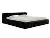 Polsterbett mit Bettkasten und Lattenrost 180x200 Lipari Schwarz