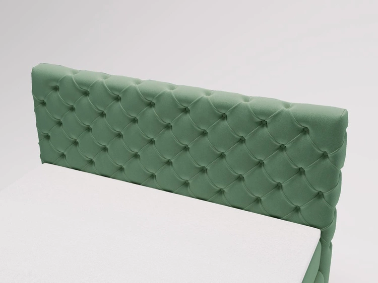 Boxspringbett mit Bettkasten 120x200 Canolo Grün