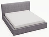 Polsterbett mit Bettkasten und Lattenrost 120x200 Monaco Grau