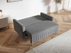 Schlafsofa mit Bettfunktion und Bettkasten Castelo Grau