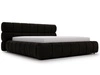 Polsterbett mit Bettkasten und Lattenrost 160x200 Mellow Schwarz