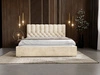 Polsterbett mit Bettkasten und Lattenrost 180x200 Roma Beige