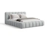 Polsterbett mit Bettkasten und Lattenrost 120x200 Averia Grau