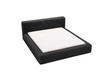 Polsterbett mit Bettkasten und Lattenrost 140x200 Enjoy Schwarz