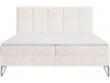 Boxspringbett mit Bettkasten 140x200 Vendi cremig