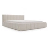 Polsterbett mit Bettkasten und Lattenrost 140x200 Orio Beige