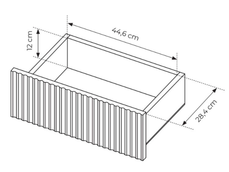Kommode mit Türen und Schubladen 153 cm Sorano Schwarz