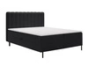 Boxspringbett mit Bettkasten 140x200 Primavera Schwarz