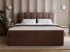 Boxspringbett mit Bettkasten 200x200 Maison Braun