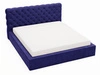 Polsterbett mit Bettkasten und Lattenrost 120x200 Apollo Blau