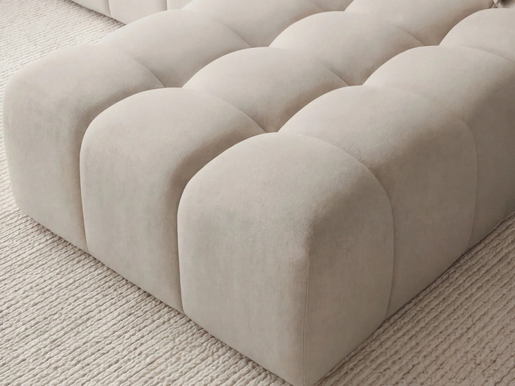 Ecksofa L-Form Rechts Moderne Ecksofa Loopo Beige