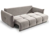 Schlafsofa mit Bettfunktion und Bettkasten Bene Grau