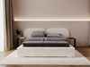 Polsterbett mit Bettkasten und Lattenrost 180x200 Palermo Creme