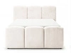 Boxspringbett mit Bettkasten 140x200 Campi Creme