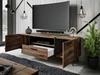 TV-Lowboard im Loft-Stil, zweitürig mit Schublade Lunelie Flagstaff-Eiche