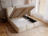 Polsterbett mit Bettkasten und Lattenrost 180x200 Bubble Beige