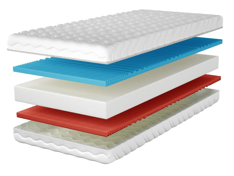 Schaumstoffmatratze mit profiliertem Schaum Nube 120x200