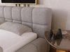 Polsterbett mit Bettkasten und Lattenrost 120x200 Alicante Boucle Grau