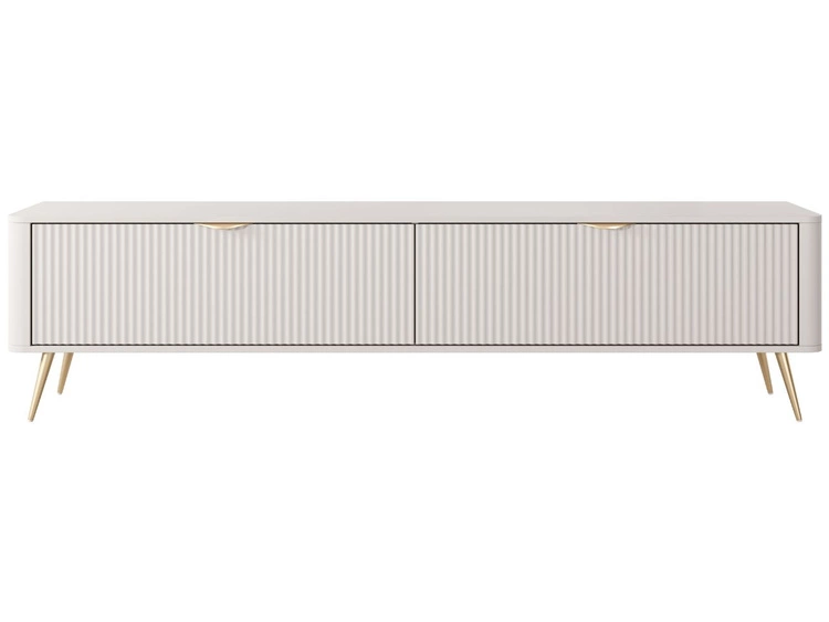 TV-Lowboard mit Türen 200 cm Latina Beige