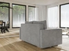 Schlafsofa mit Bettfunktion und Bettkasten Pori Creme