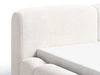 Polsterbett mit Bettkasten und Lattenrost 120x200 Aubi Creme
