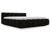 Polsterbett mit Bettkasten und Lattenrost 120x200 Cloud Low Schwarz