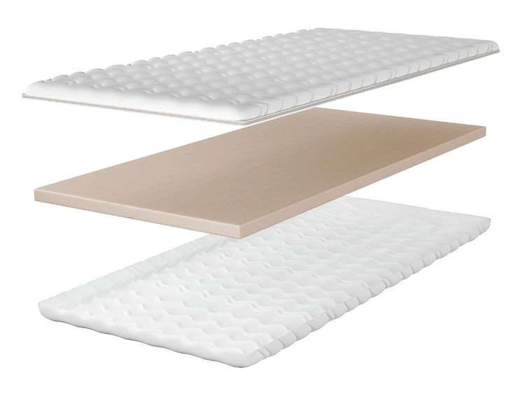 Matratzenauflage mit hochelastischem Schaumstoff 180x200