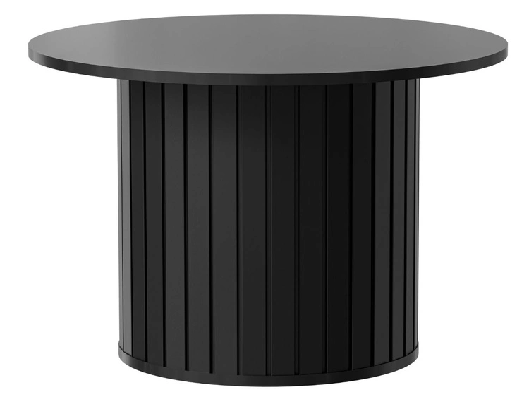 Möbel-Set für Wohnzimmer Soria Schwarz mat