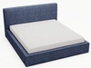 Polsterbett mit Bettkasten und Lattenrost 160x200 Monaco Blau