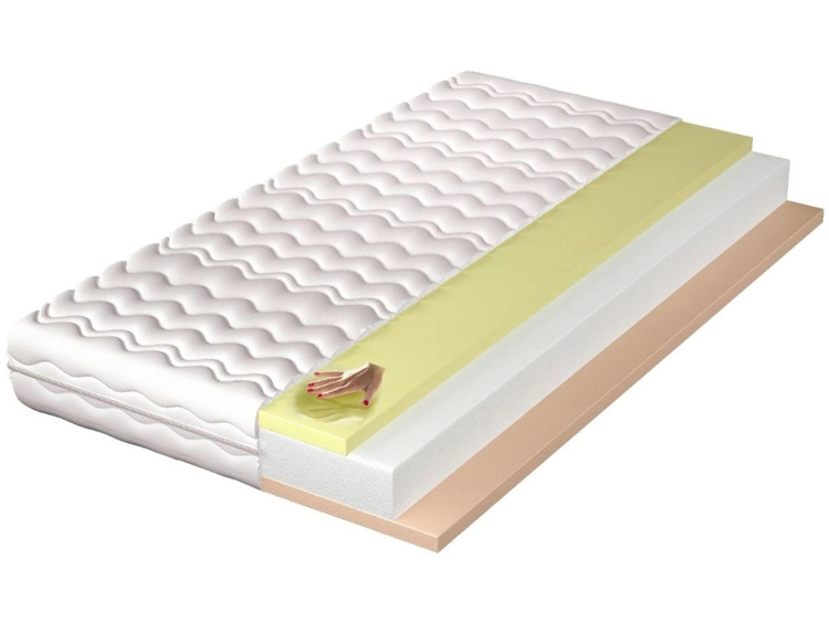 Schaumstoffmatratze mit thermoelastischem und hochelastischem Schaum Noomi 90x200