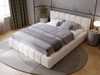 Polsterbett mit Bettkasten und Lattenrost 160x200 Orio Beige