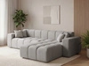 Ecksofa L-Form Rechts Moderne Ecksofa Loopo Grau