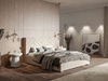 Polsterbett mit Bettkasten und Lattenrost 180x200 Toreto Beige
